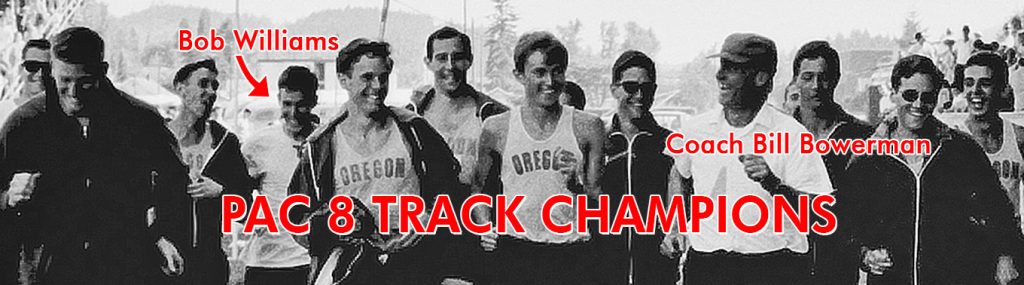 Bob Williams Running with the PAC 8 Champs